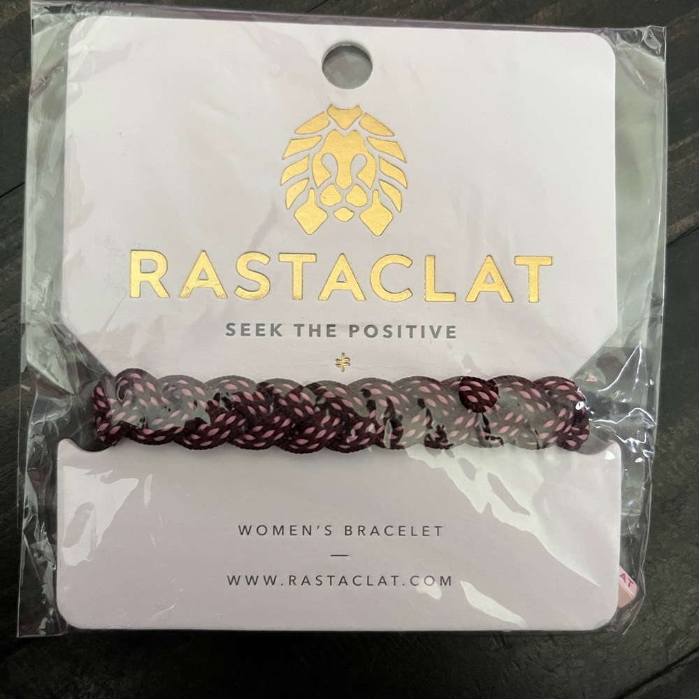 Brown/ Pink Rastaclat Bracelet